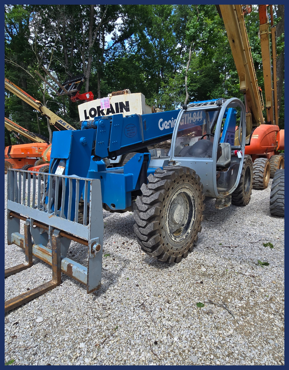 Blue Forklift
