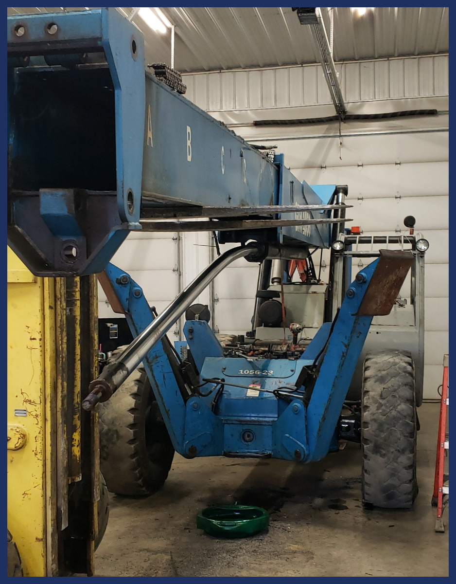 Blue Forklift