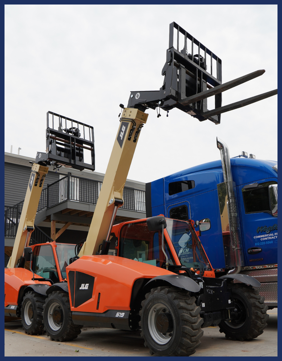 Nice Orange Forklifts